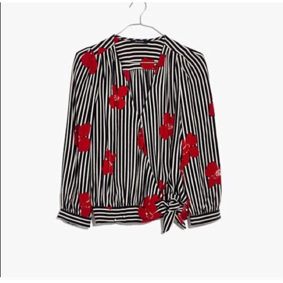 Madewell Tops - Madewell Blouse Candied Orchard